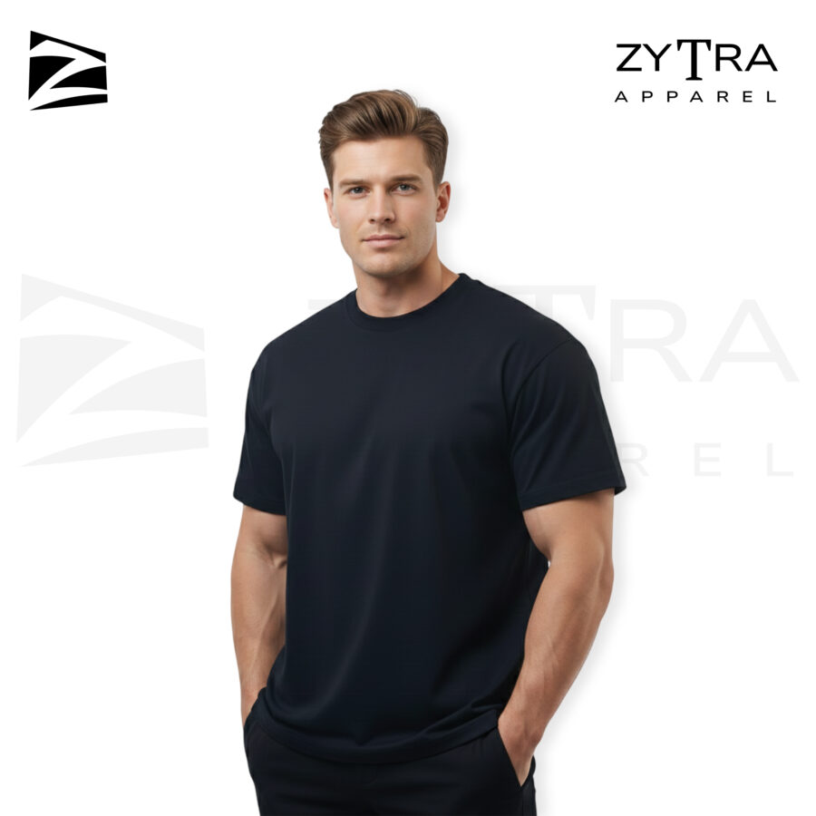 180 GSM Premium Cotton - Black - Oversized T-shirt Unisex