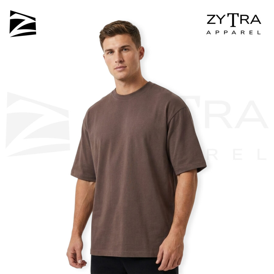 240 GSM Premium French – Brown – Oversized T-shirt Unisex