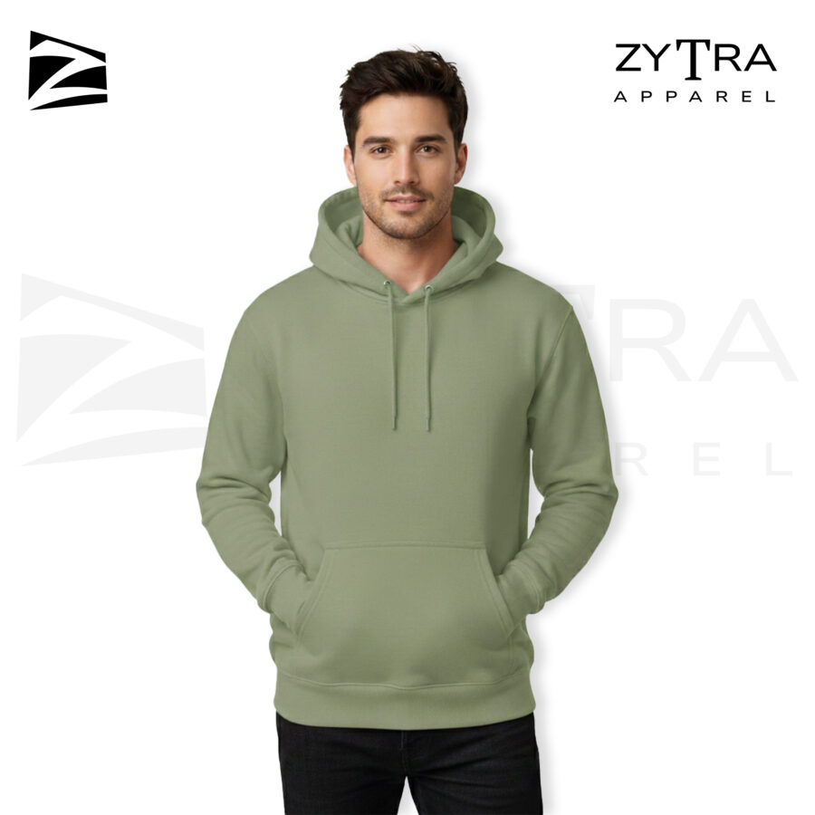 Light Green  Unisex Regular Hoddie