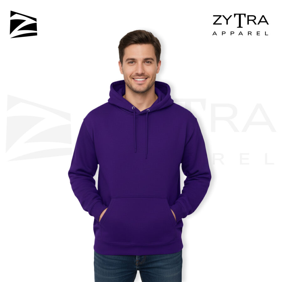 Purple Unisex Regular Hoddie