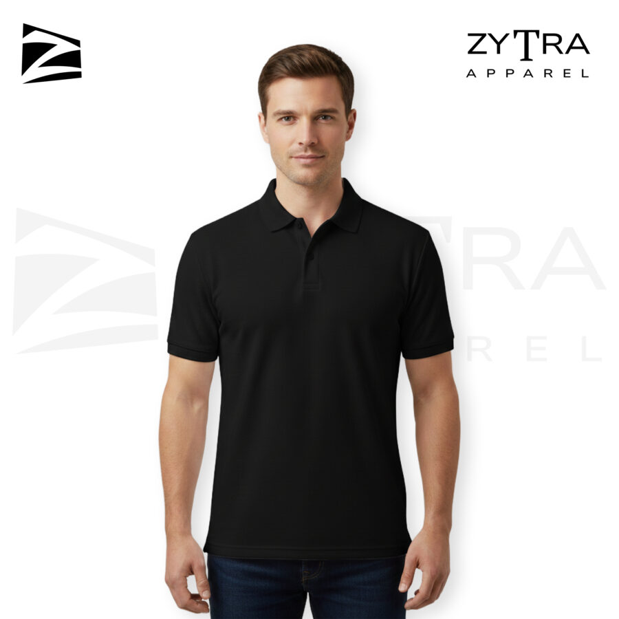 Black Polo Regular T-shirt