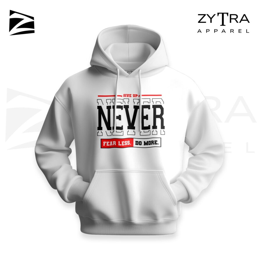 Never Give Up – Power Hoodie