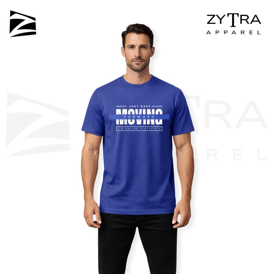 beige printed t shirt for men