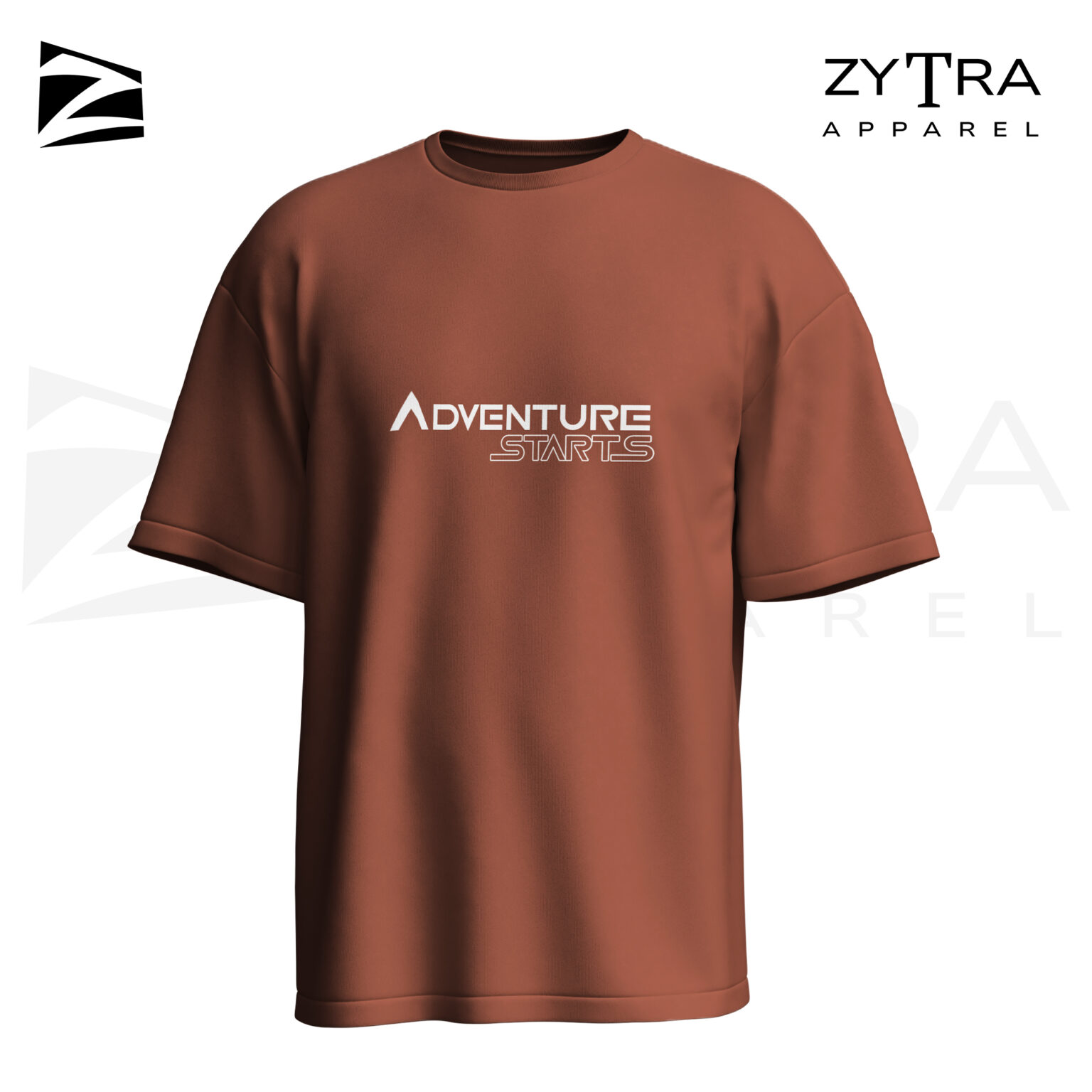 Zytra “Go Adventure” Oversized Graphic T-Shirt