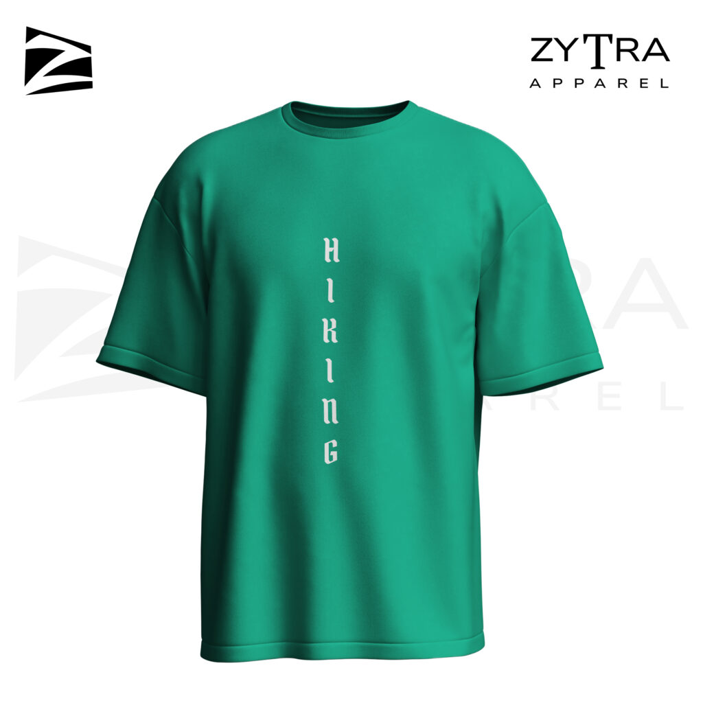 green oversized t shirt for men