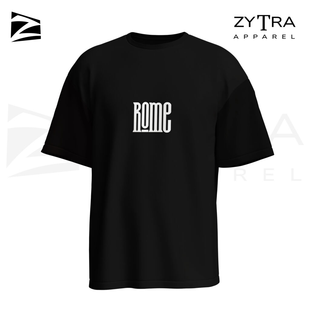 Zytra “Rome” Minimal Graphic T-Shirt